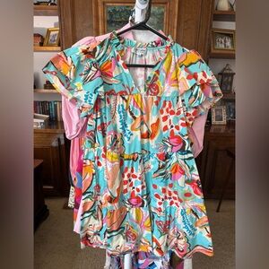 CROSBY by Mollie Burch Pastel Multicolor Dress
